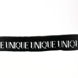 Jacquardband "UNIQUE" Schwarz